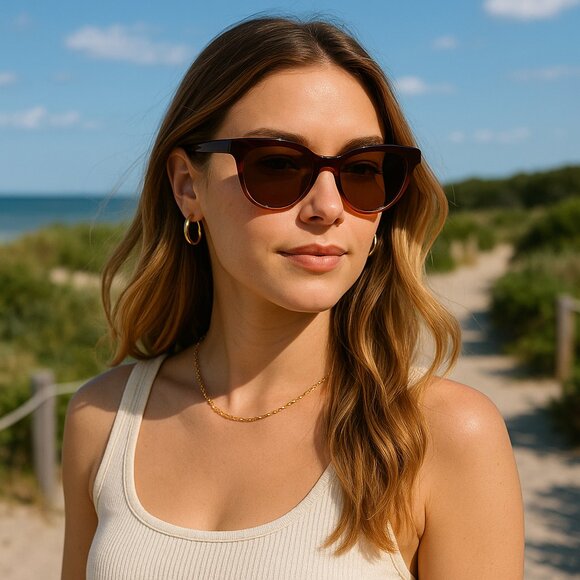 Nuvé Accessories - Chestnut Fade Sunglasses